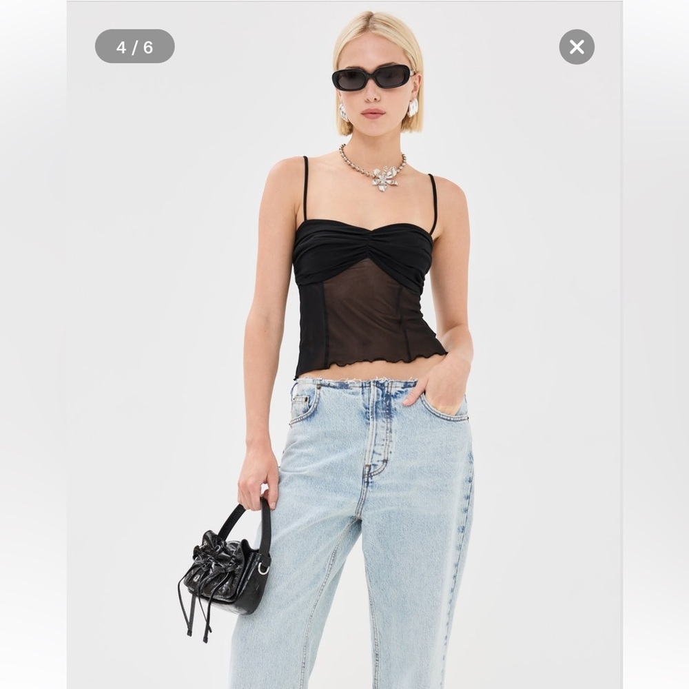 NWT reformation milly knit top - size m